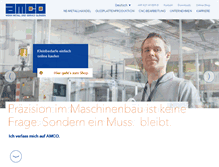 Tablet Screenshot of amco-metall.de